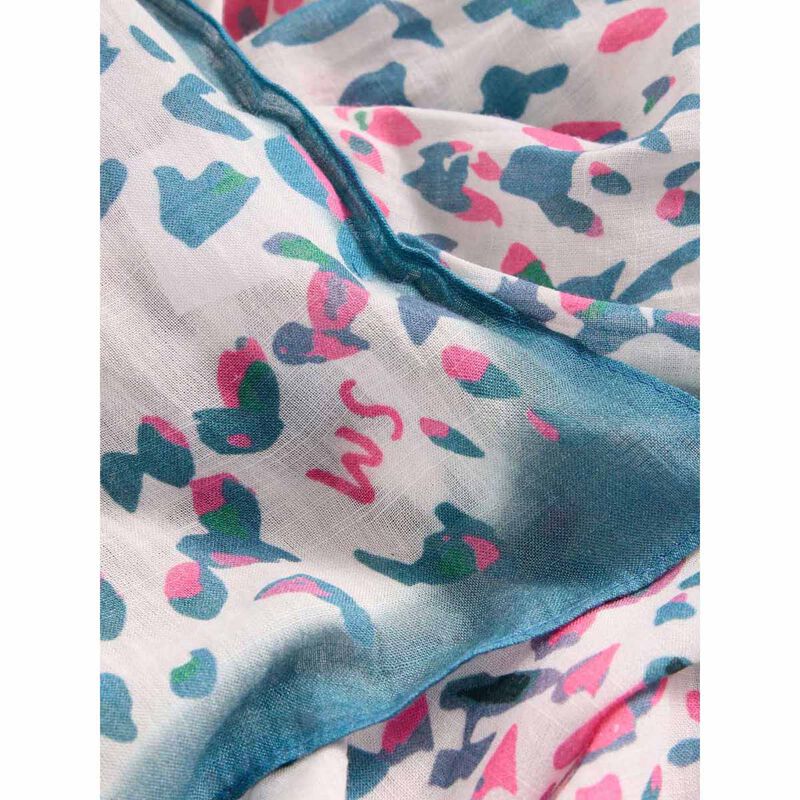 White Stuff Firework Print Scarf image number 1